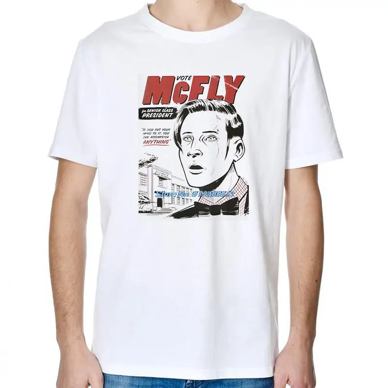 

Summer mens clothes Back to The Future Retro Harajuku graphic t shirts oversized short sleeve t-shirts Streetwear Men clothing