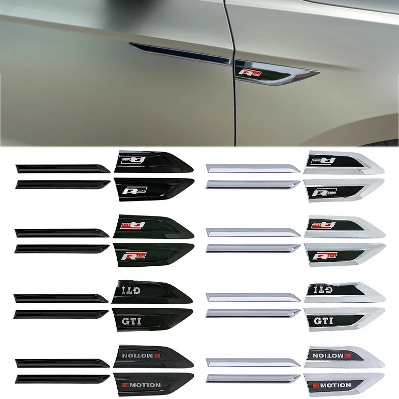 Автомобильные наклейки с боковым крылом эмблема значок украшение наклейка для