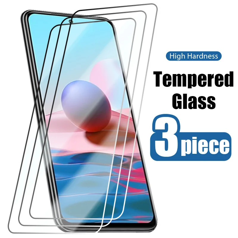 

Защитное стекло для Xiaomi Redmi Note 10 Pro Max 10S 9S 9 Pro, стекло с закаленным стеклом для Redmi 6A, 7A, 8, 8A, 9, 9A, 3 шт.