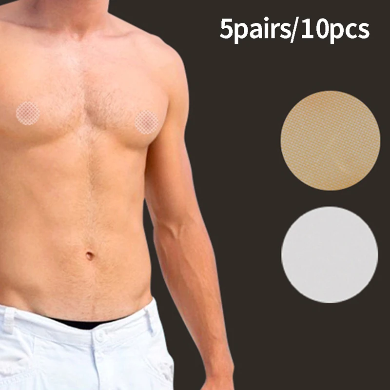 

Men Nipple Cover Adhesive Stickers Bra Pad Breast Women Invisible Breast Lift Bra Running Protect The Nipples Chest Stickers