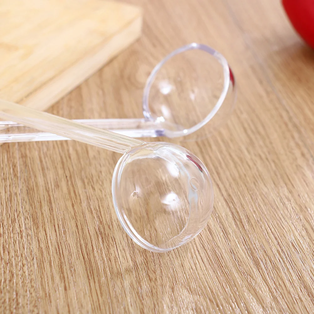 3 шт. пластиковый дырокол сервировочный половник прозрачный жесткий акриловый