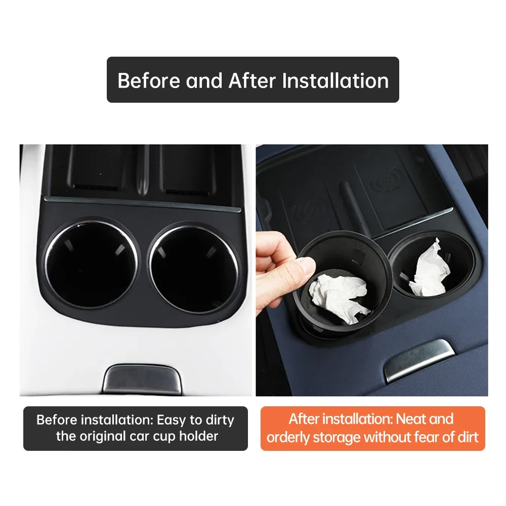 Для Xpeng G6 2023 2024 Xiaopeng центральный контроль ограничитель чашки для воды силиконовый