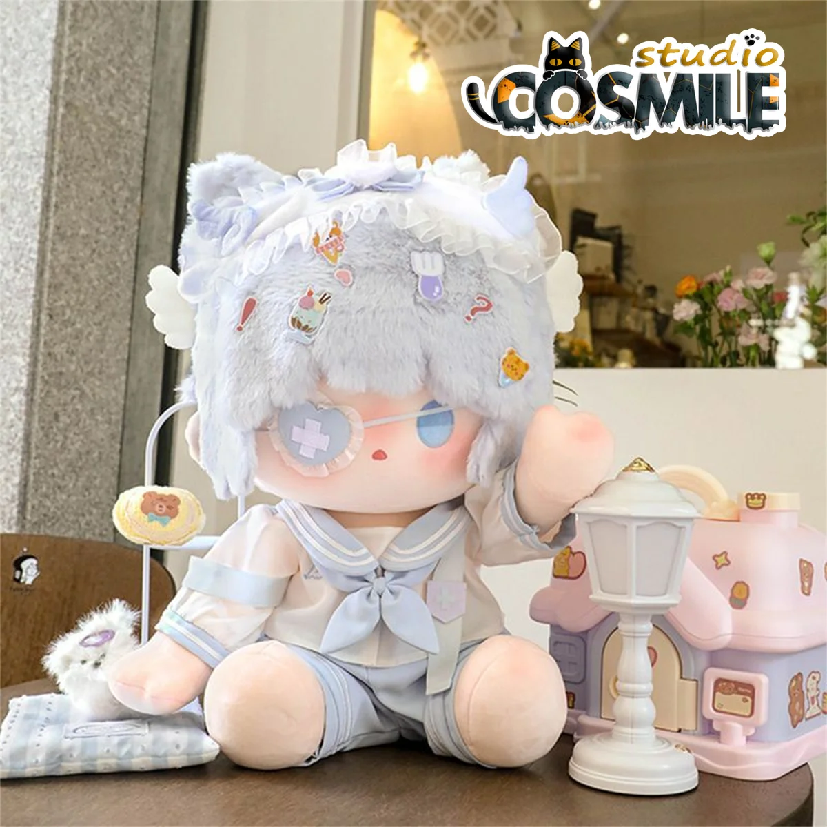 Без атрибутов синие милые костюмы моряка Xiao Xun Jirai Kei JK мягкие плюшевые 40 см