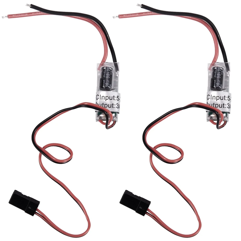 

2X Receiver Power Supply 5V/3A Brushless ESC External Type BEC UBEC Support 2-6S