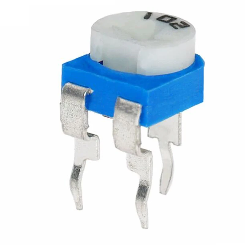 20 шт. Подстроечный резистор RM065 100 200 500 1K 2K 5K 10K 20K 50K 100K 200K 500K 1M Ом триммер