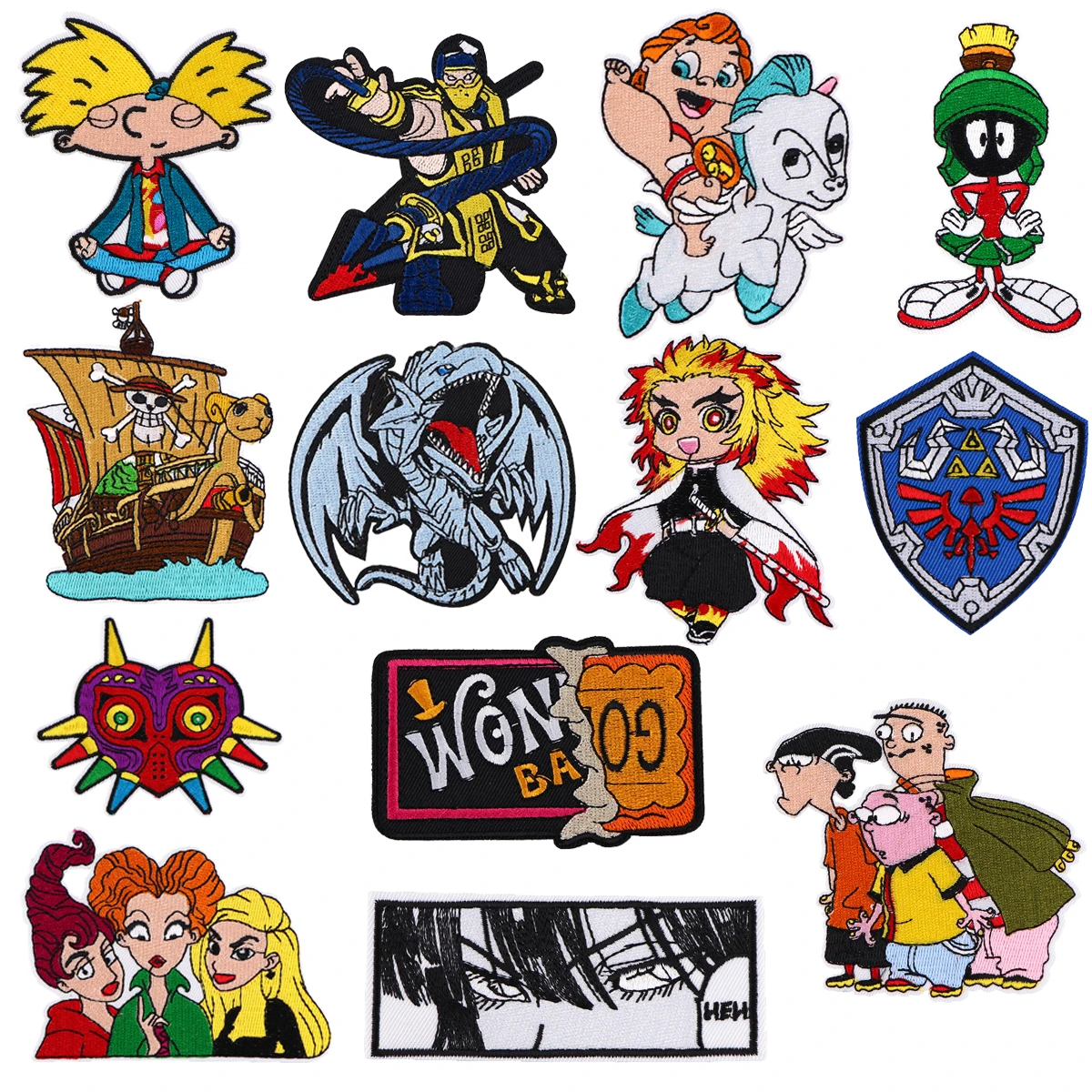 

Anime Patches for Clothes Death Note Embroidered Badges on Backpack Anime Game Iron On Patches Clothing Stickers Applique