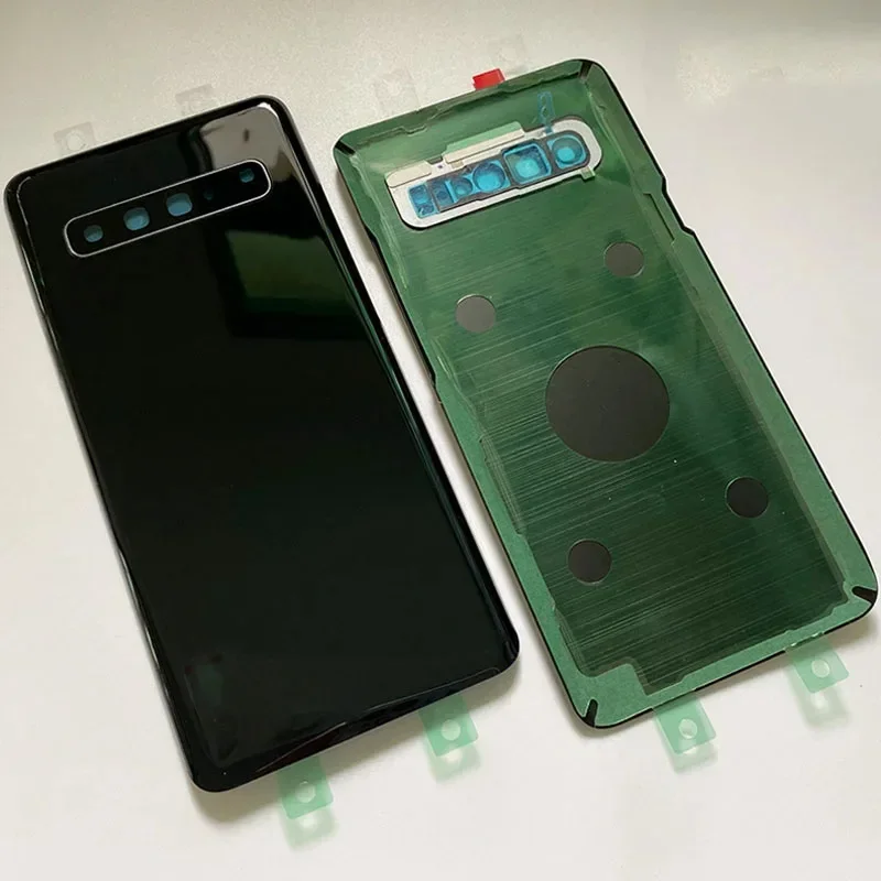Для Samsung Galaxy S10 5G SM-G977B g977f задняя крышка аккумулятора 3D стеклянная панель корпус