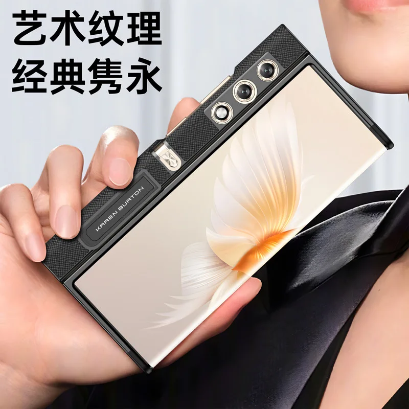 

Чехол-бампер из натуральной кожи с подставкой для Huawei Honor V