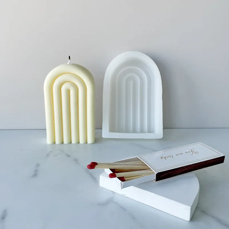 U-образная силиконовая форма сделай сам в виде свечи креативная Радуга Арка моста