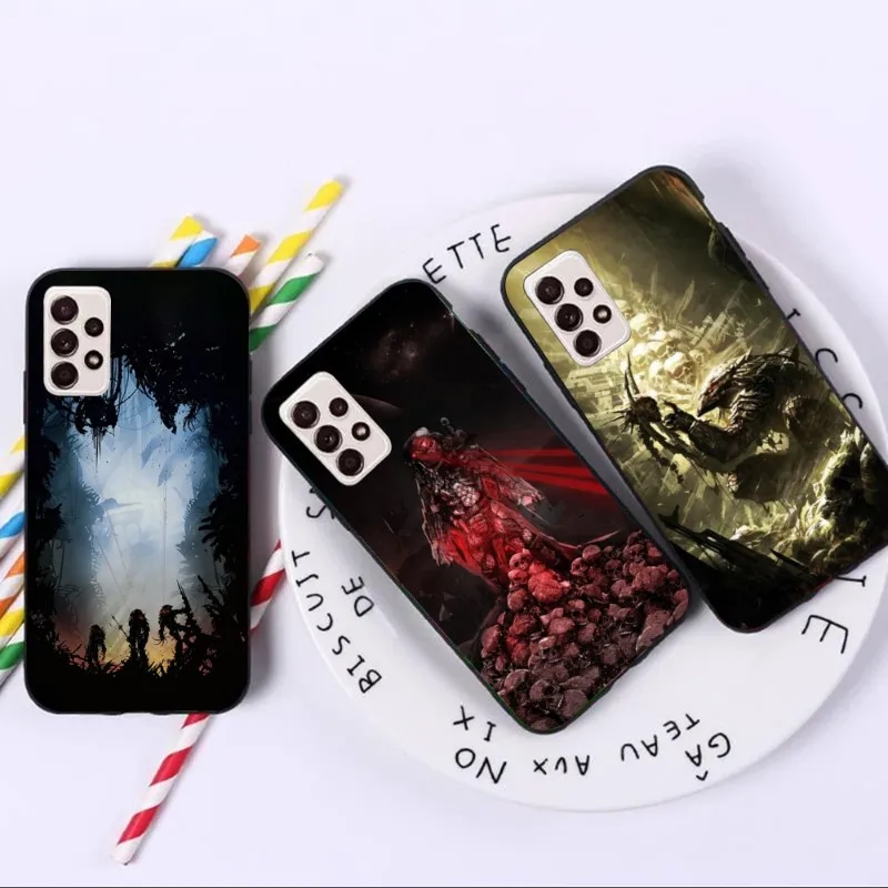 Крутой чехол для телефона Alien VS Predator для Samsung A91 A81 A73 A72 A71 A30S A20 A12 A13 A52 A53 4G