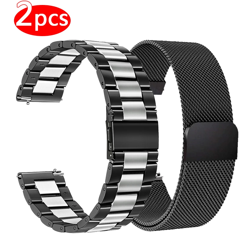 

Металлический ремешок с магнитной петлей для Huawei Watch GT3 Pro GT 3 2 46 мм, умный браслет из нержавеющей стали для Huawei WatcTh G 2 Pro, браслет