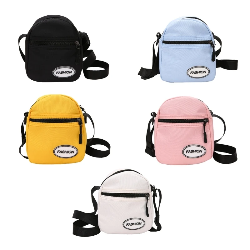 

Нейлоновая сумка-тоут через плечо, повседневные сумочки на ремне, кошелек с регулируемым ремешком и молнией для женщин и девушек