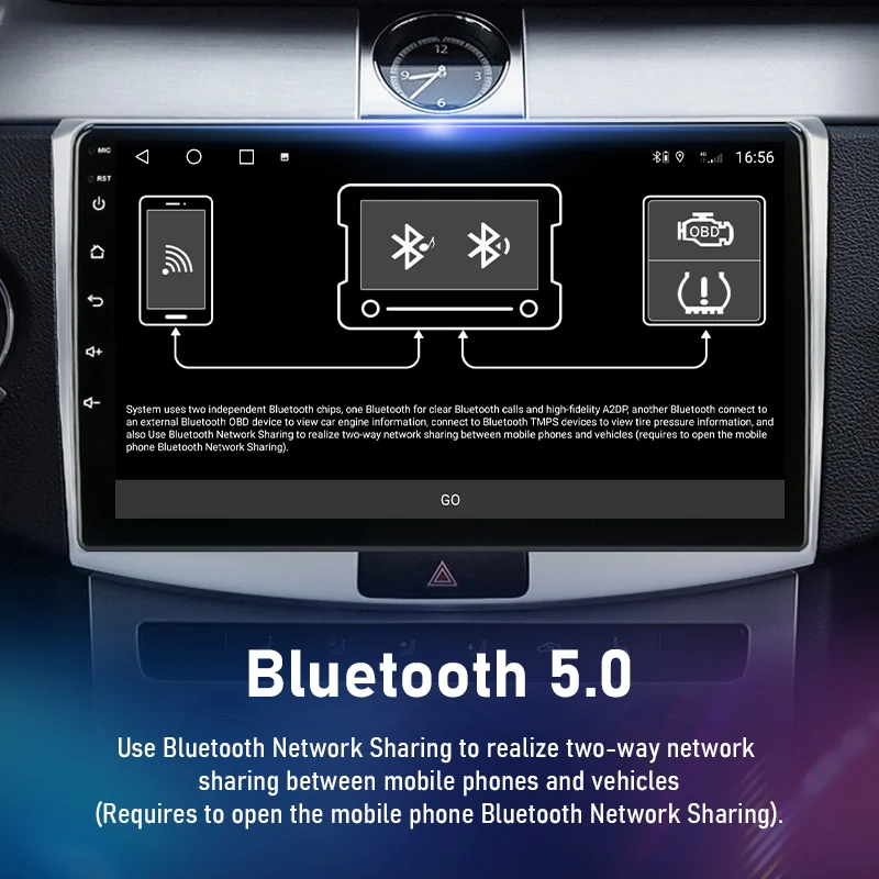 JMCQ 2 din Android 10 автомобильный мультимедийный плеер Радио авто для VW Volkswagen Passat B7 B6 CC