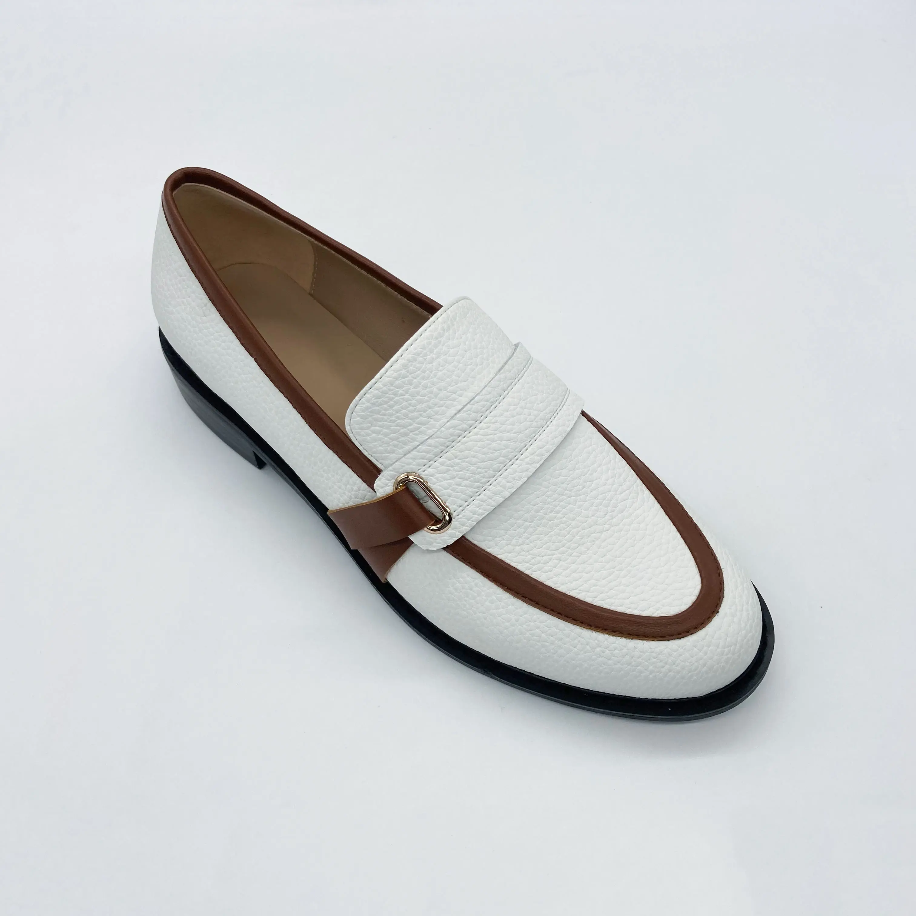 

Women's single shoes in spring and summer Leather women's Lefu Shoes 2022 new women's shoes Flat shoes