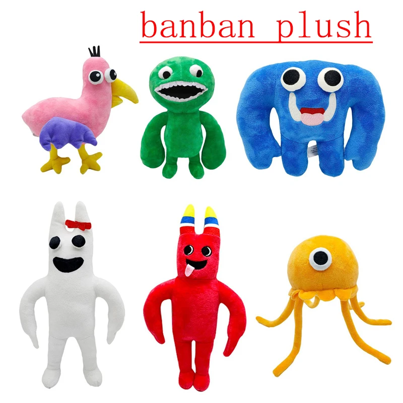 

Game Garten of BanBan Plush Toy Cheburashka Big Eyes Monkey Doll kuromi Spiderman Plush Stuffed Animals Plushies Toy Kids Gift