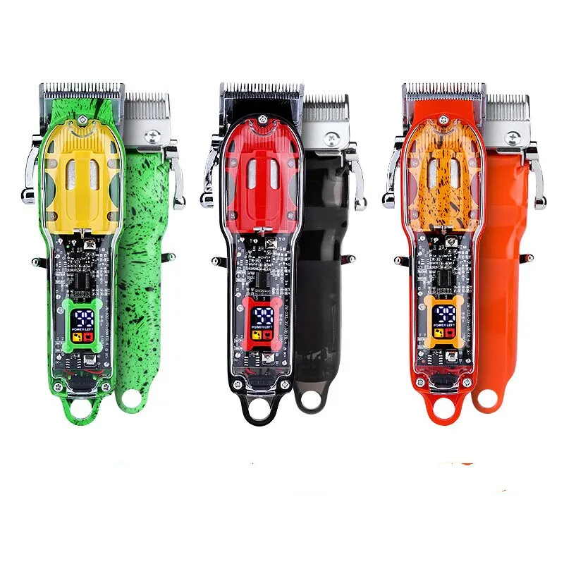 

T Hair Trimmer Electric Clipper Cutter Man Shaver Beard Barber Professional Hair Trimer Cutting USB Charging Machine Set for Men