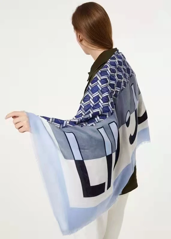 Шарф для пожилых женщин модный шарф оригинального бренда различных стилей