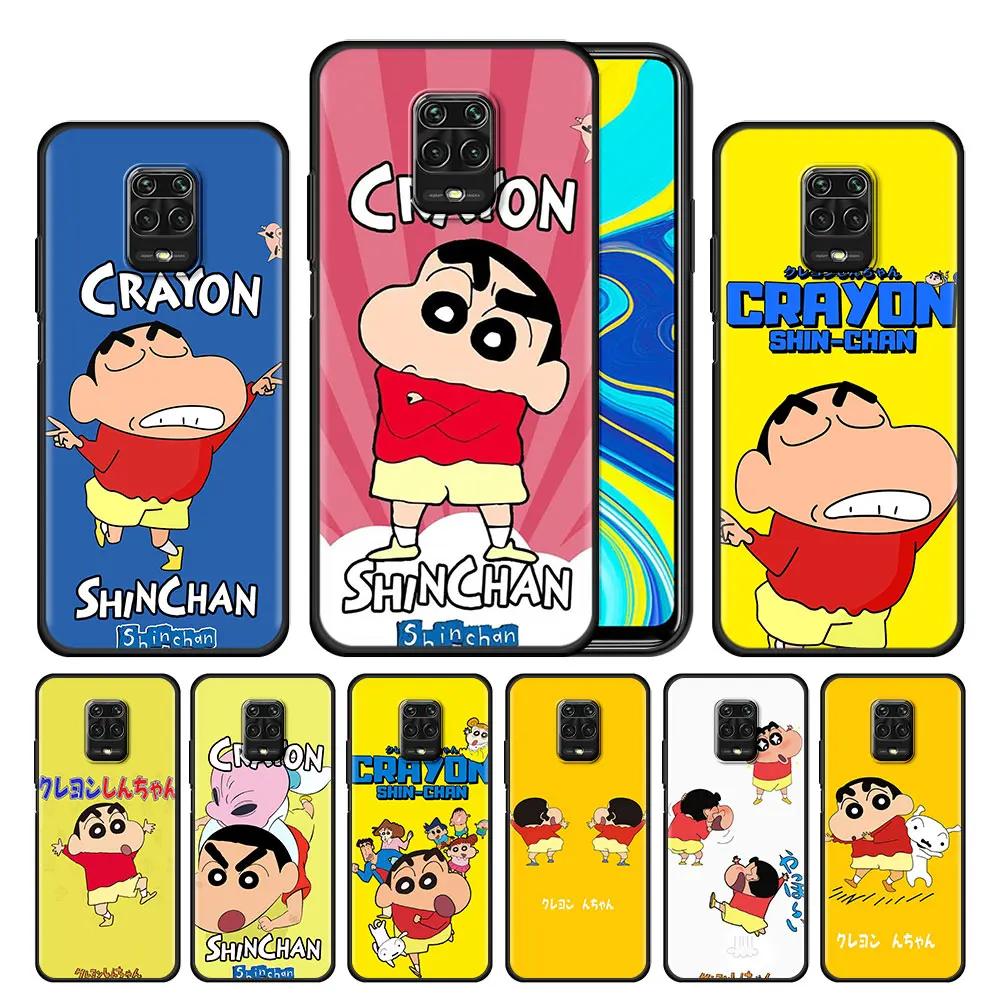 

Phone Case Cover for Xiaomi Redmi Note 10 11 Pro Mi 11 Lite 11T 10T 11S 9T 5G 10S Matte Armor Capa Crayon Shin-Chan Cool