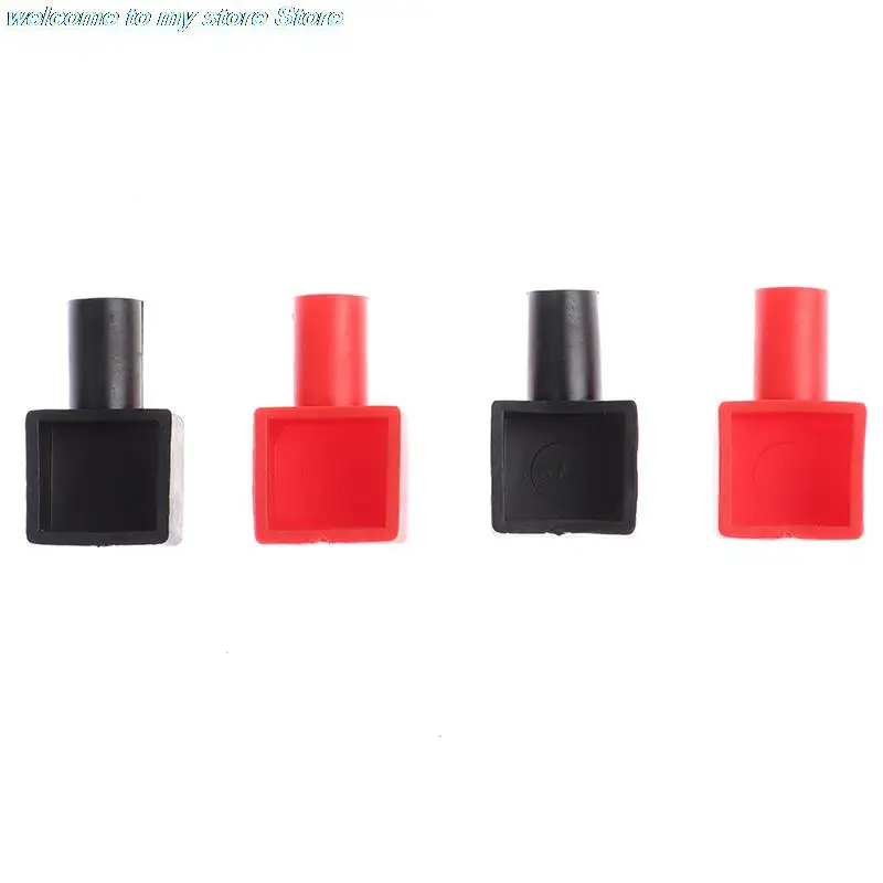 

4pcs/set Universal Square Motorcycle Car Battery Terminals Rubber Covers