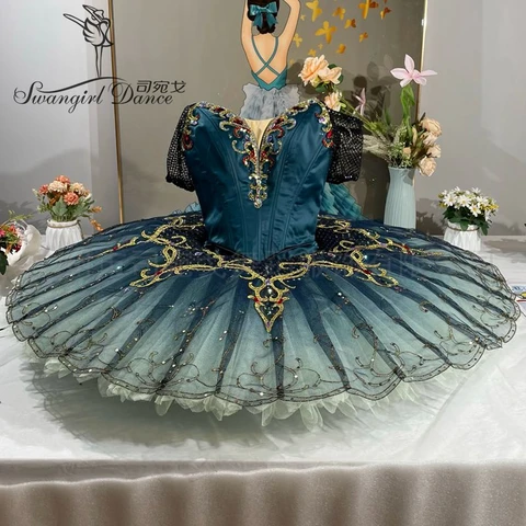 Новое поступление, профессиональная балетная пачка цвета индиго Clolr для девочек Esmeralda GDC, конфетная версия BT4318