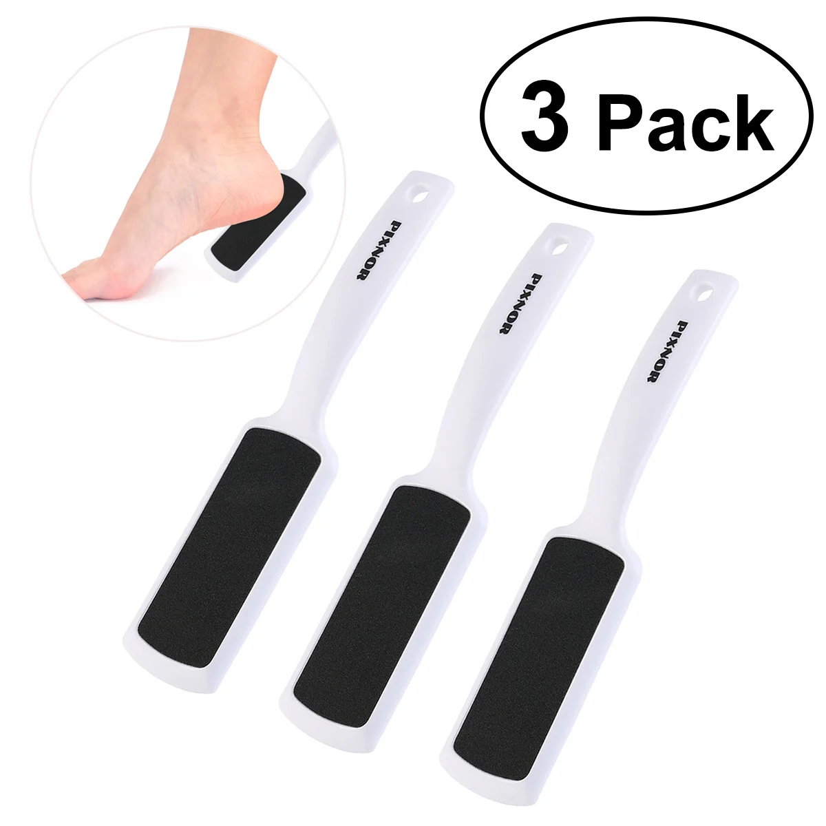 

3pcs Pedicure Foot File Callus Remover Feet Rasp