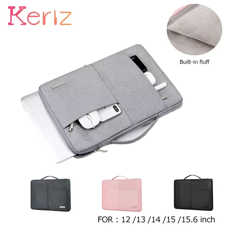 

Laptop Bag 12 13 14 15.6Inch Waterproof Tabletbag Protective Cover Macbook Air Pro Case Shoulder Handbag Briefcase For Women Men