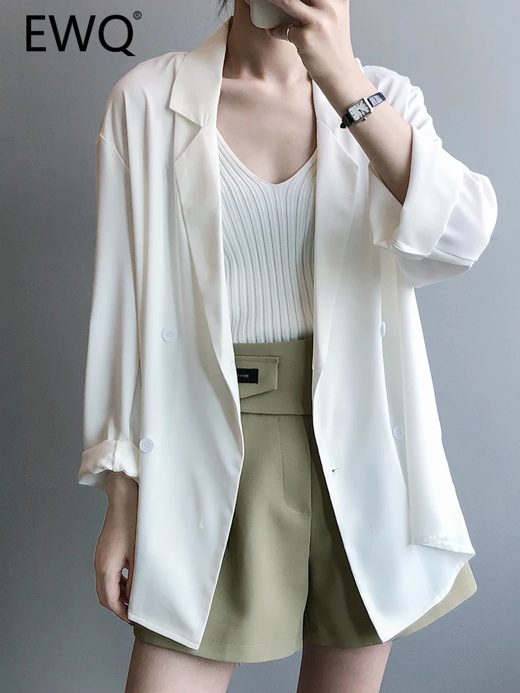 

Женский двубортный блейзер с защитой от солнца, с длинным рукавом