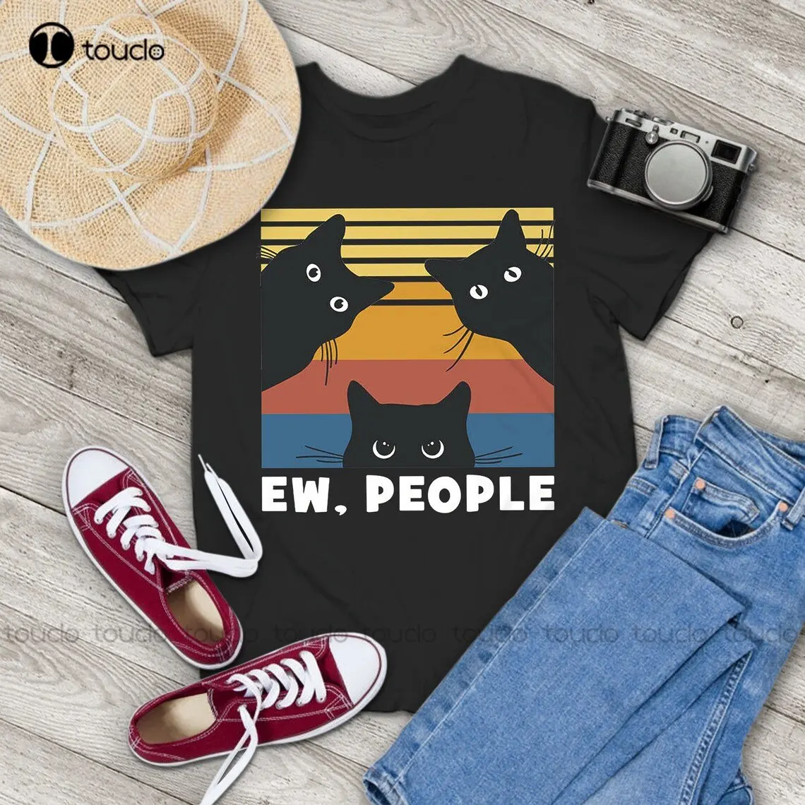 

Cats Ew People Cat Lovers Gift Vintage T-Shirt Cat Lover Black Cat Shirt Cat Lovers Shirt Gift Tee For You And Your Family New