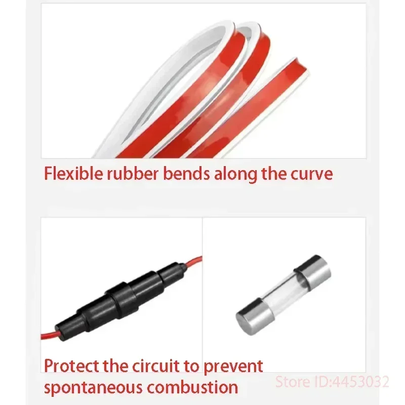 DRL Start Scan Strips Light ДЛЯ Тойота Королла 2017-2024 Декоративная лампа на капоте автомобиля