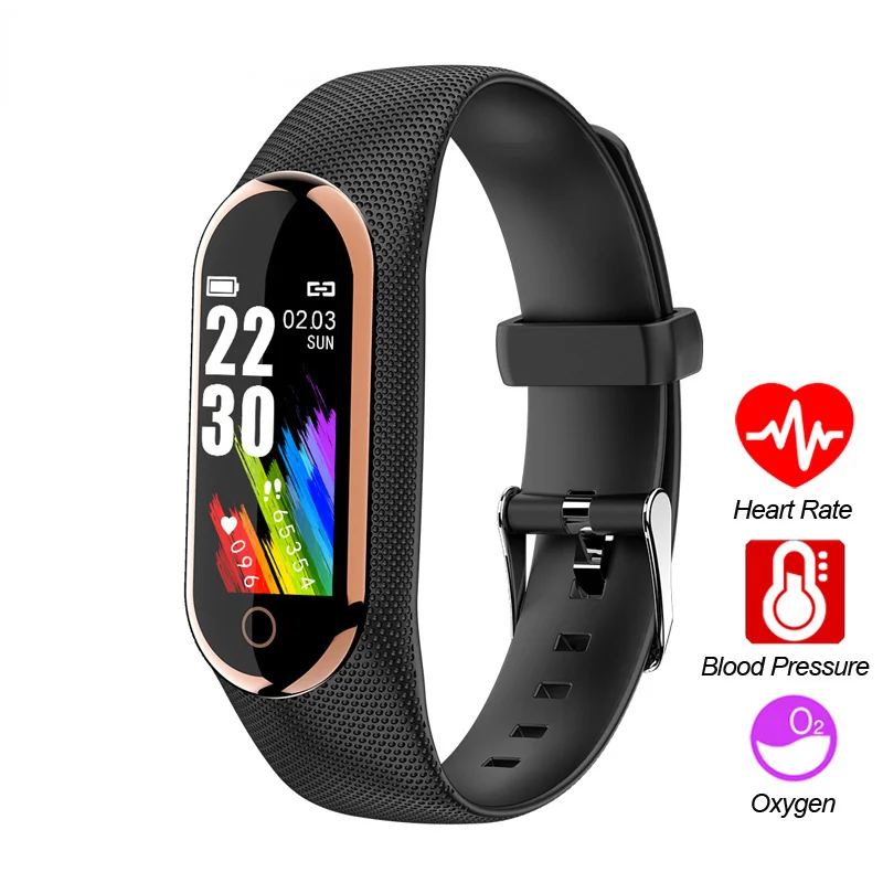 

Smart Bracelet IK08 Men Women Heart Rate Band Sleep Blood Pressure Monitor Fitness Tracker Color Waterproof Step Sports Watch