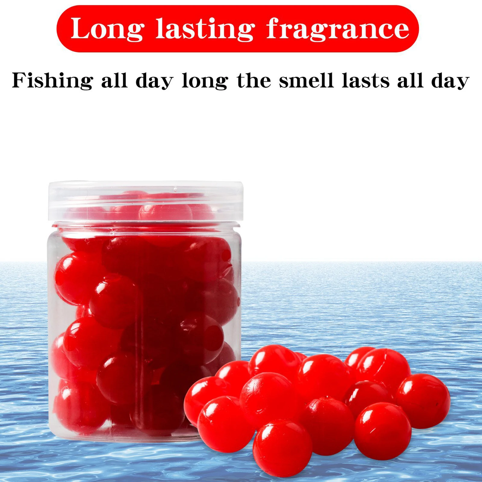 

Floating Soft Bead Fishing Baits Long-Lasting Fragrance Fishing Baits Wide Applicability For Lakes, Streams