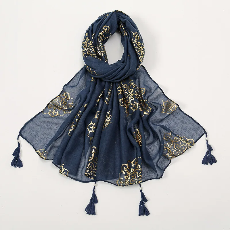 Роскошные шифоновые дышащие шарфы в стиле пейсли