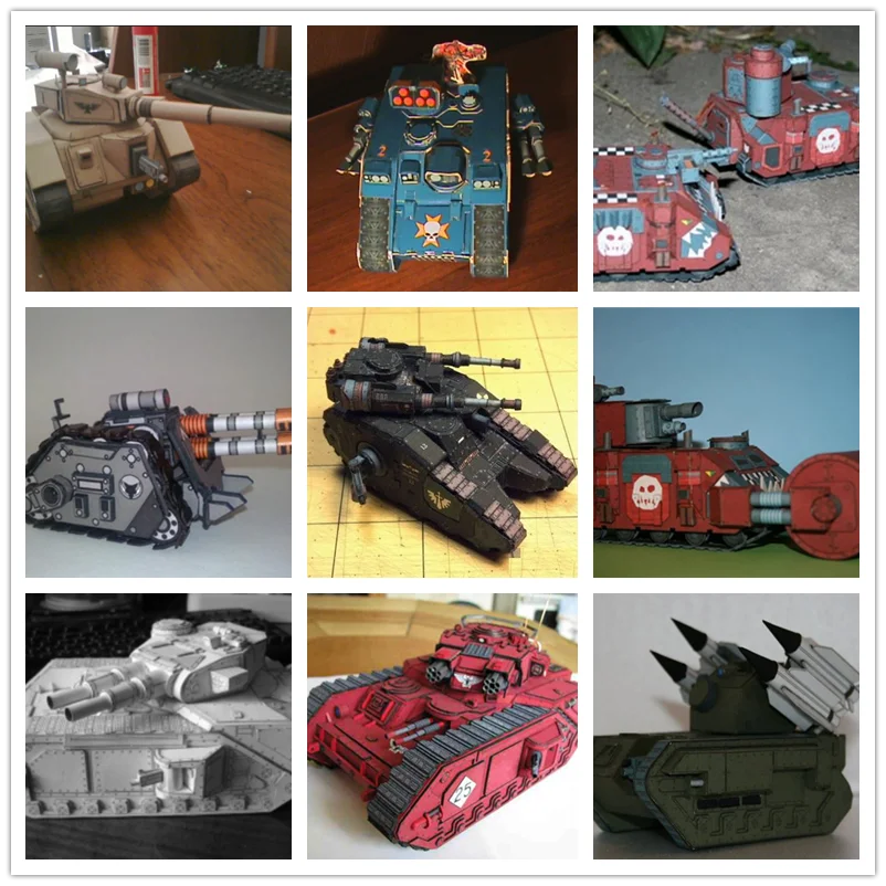 

Land Raider Macharius Tank 3D Paper Model DIY Handmade Toy