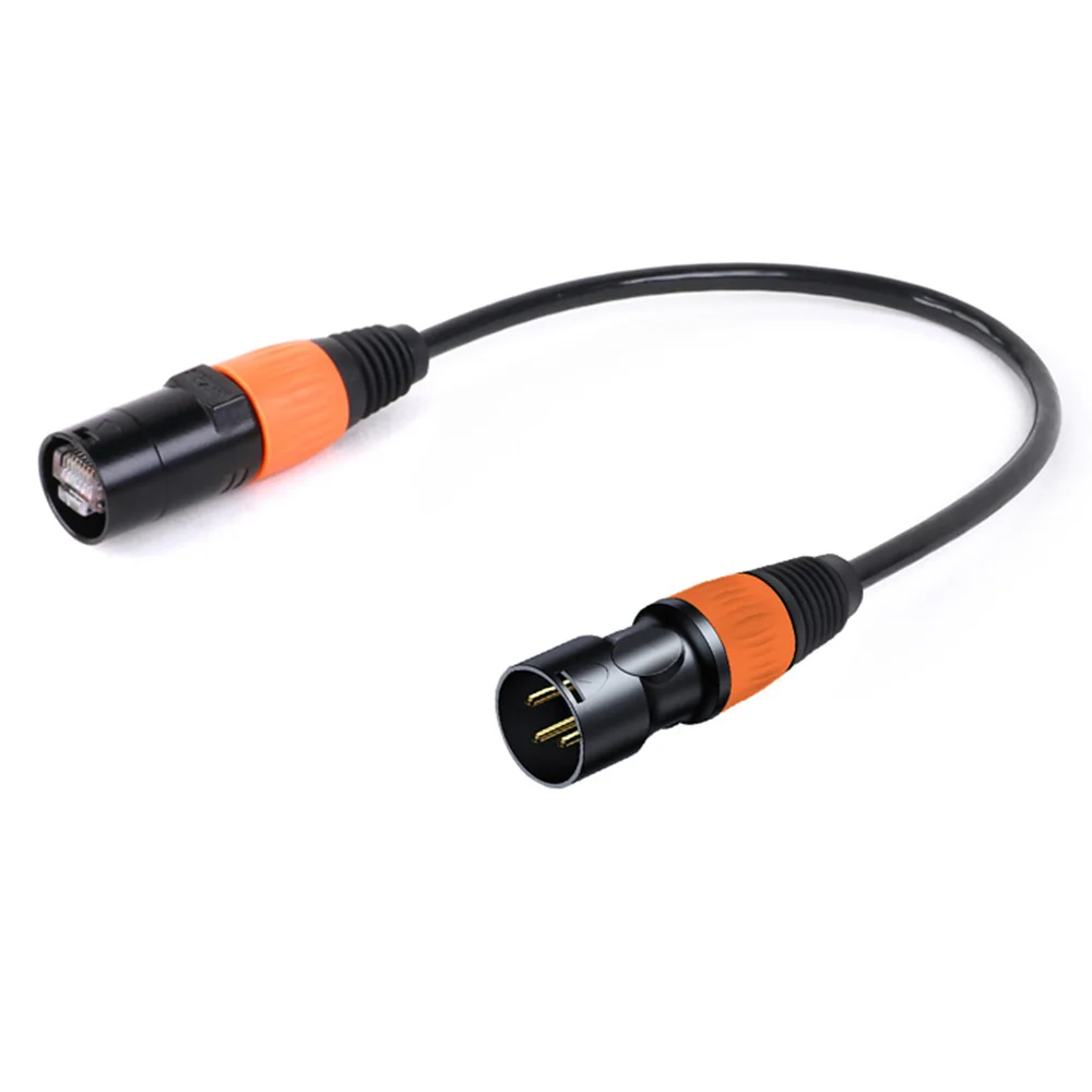 Кабель Ethernet-адаптера RJ45 XLR 3Pin Male к UTP 8P8C CAT5/5E внутренний и наружный Сетевой