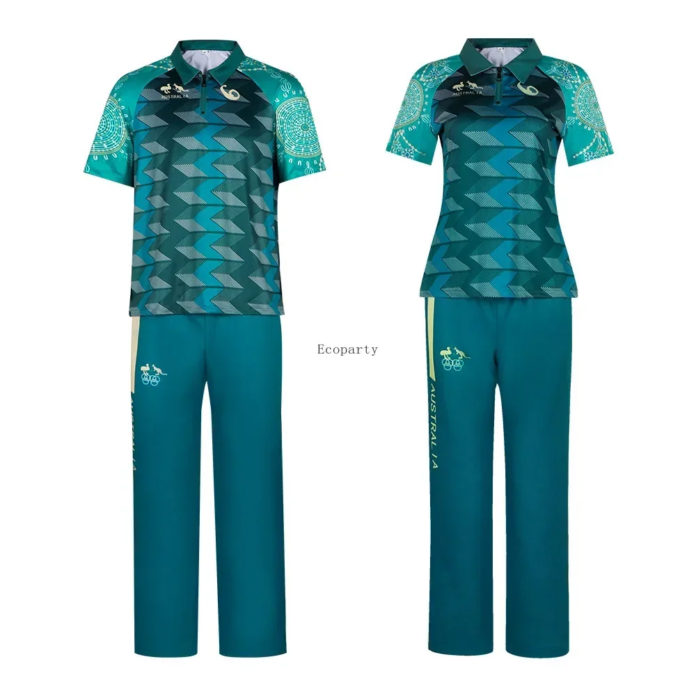 Австралийский костюм для танцора комплект зеленая спортивная одежда Raygun