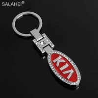 1pc pendant keychain gift metal emblem logo key ring for kia rio k2 k3 k4 k5 kx3 kx5 cerato soul forte sportage r sorento optima