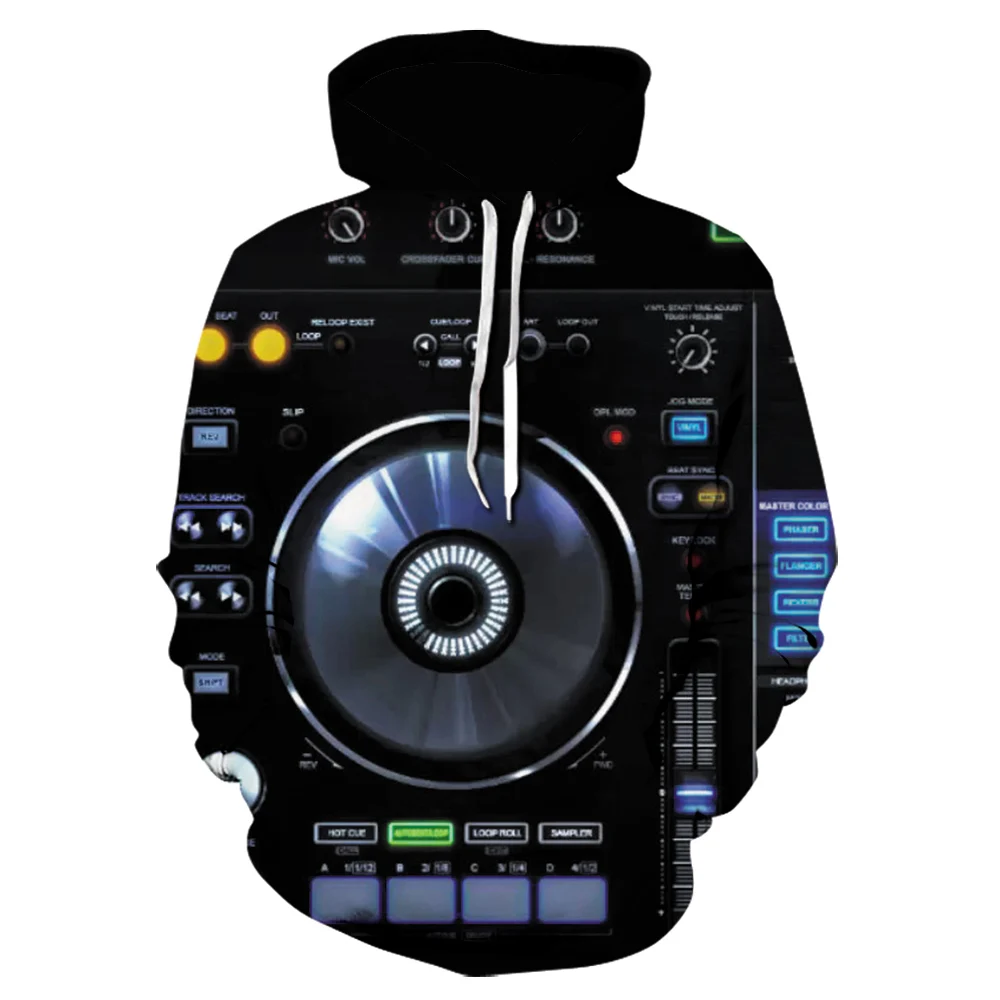 

Men clothes 2022 New Fashion hoodies 3D Printed Pioneer DJ Controller Sweatshirt Hip hop Unisex Harajuku streetwear oversized