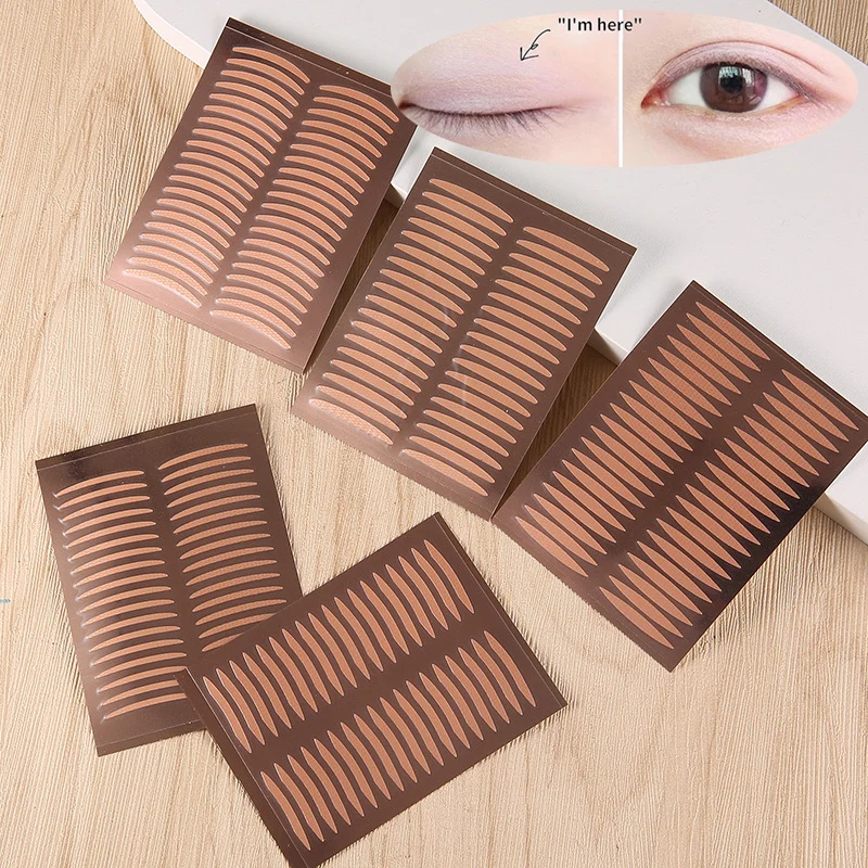 1 Sheet Invisible Eyelid Sticker Transparent Lifting Eye Strips Waterproof Double Eyelid Tape Lace Eye Lift Strips Makeup Tool