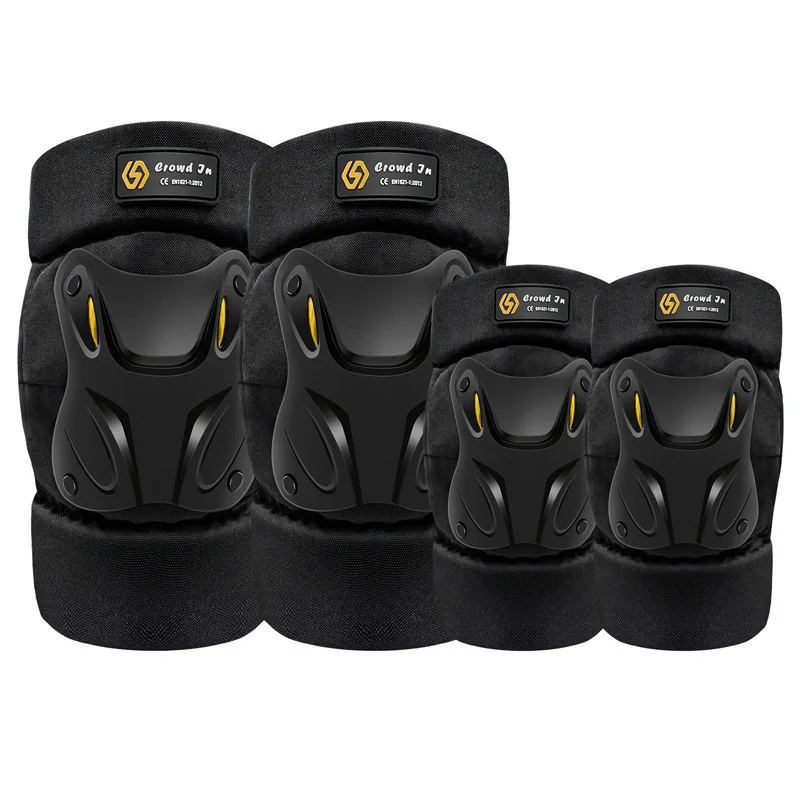 

Detachable Impact Resistant Double Strap Knee Pads Motocross Bikes Tactical Sport Bikes Ice Skating Skiing Knee Support Brace