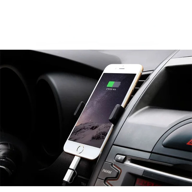 Universal NEW Auto Phone Holder Car Air Vent Clip Mount Mobile Phone Holder CellPhone Stand Support For iPhone For Samsung