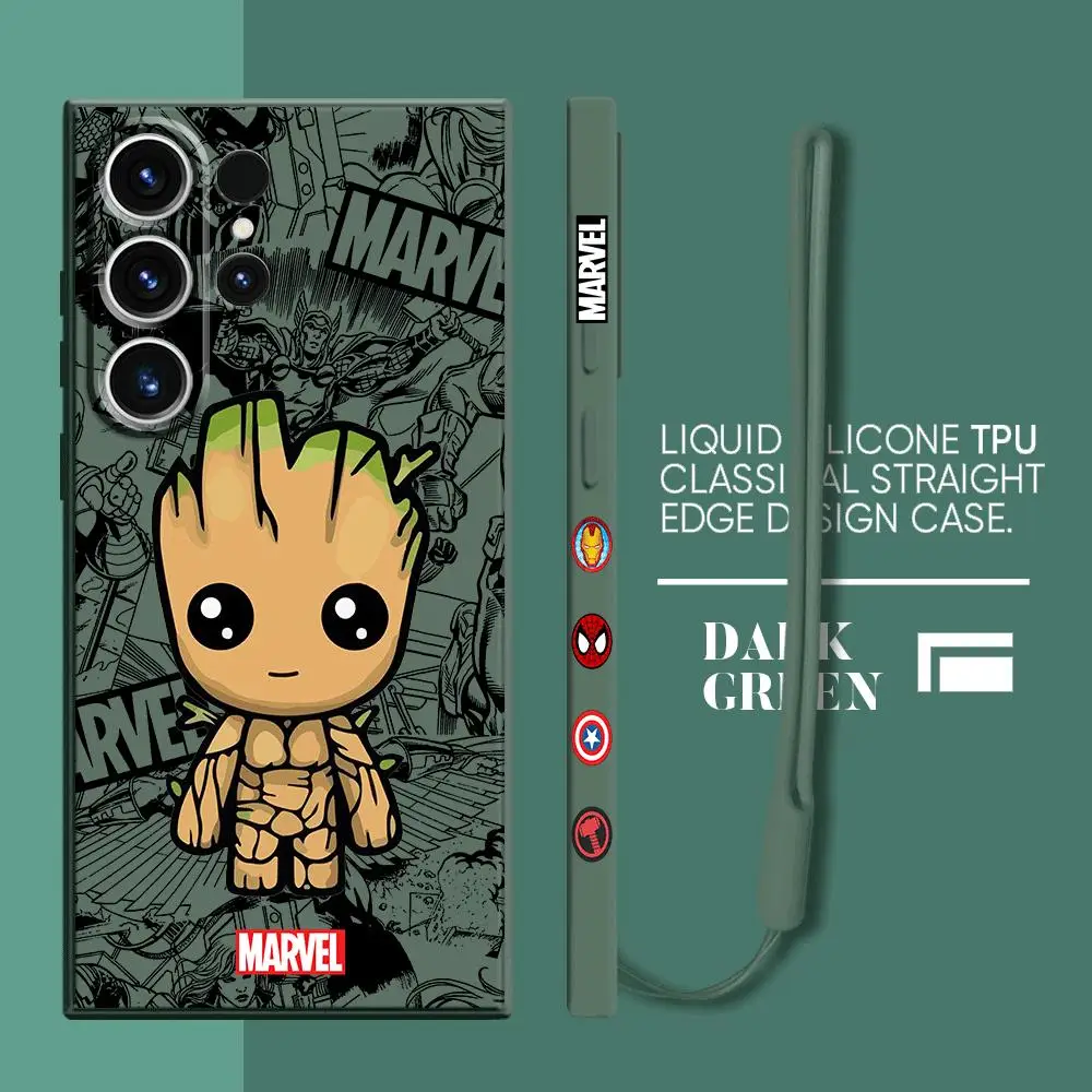 Чехол Для Телефона Marvel Hero Samsung Galaxy Note 10 Plus S9 S10 20