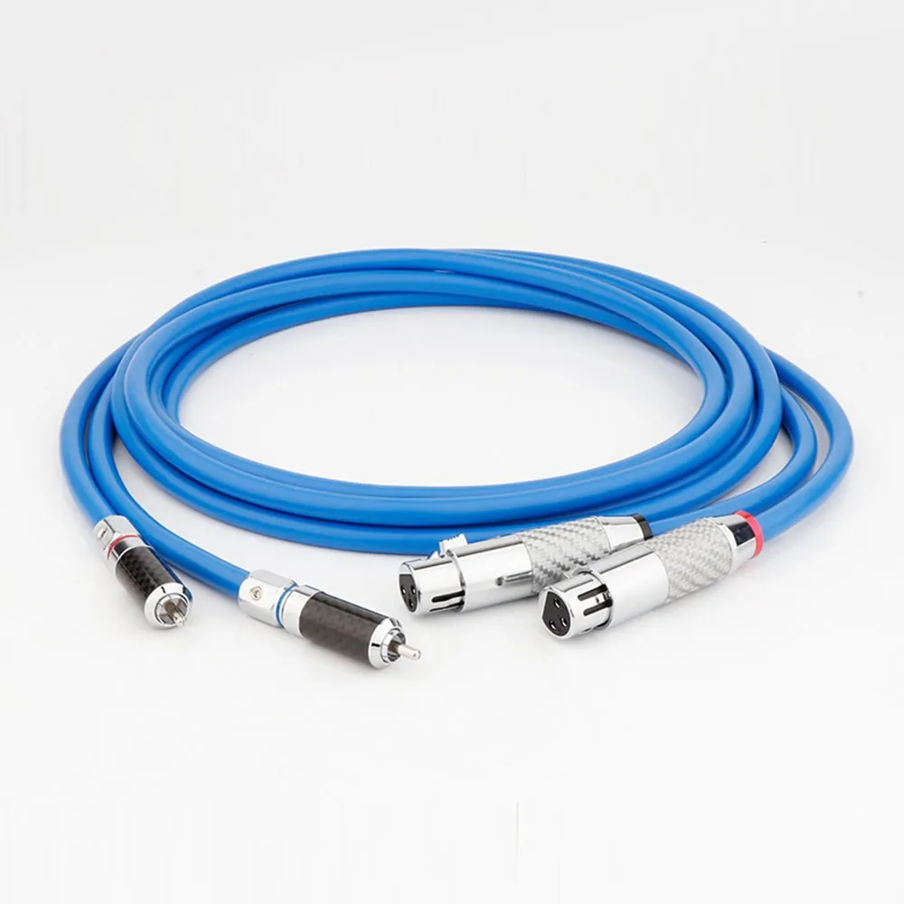 Preffair X416 XLR сбалансированный кабель из углеродного волокна 3pin plug усилитель CD DVD