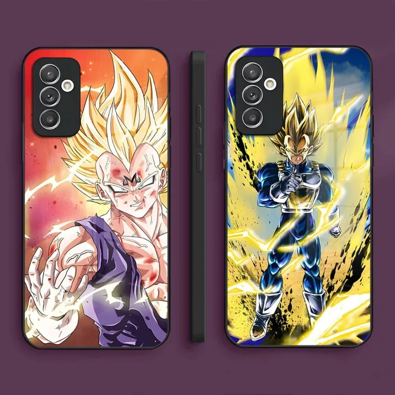 

Vegeta Phone Case For Samsung A52 A71 A22 A21 A20 A31 A12 A51 A40 A10 A32 A72 A30 Back Tempered Glass Cover