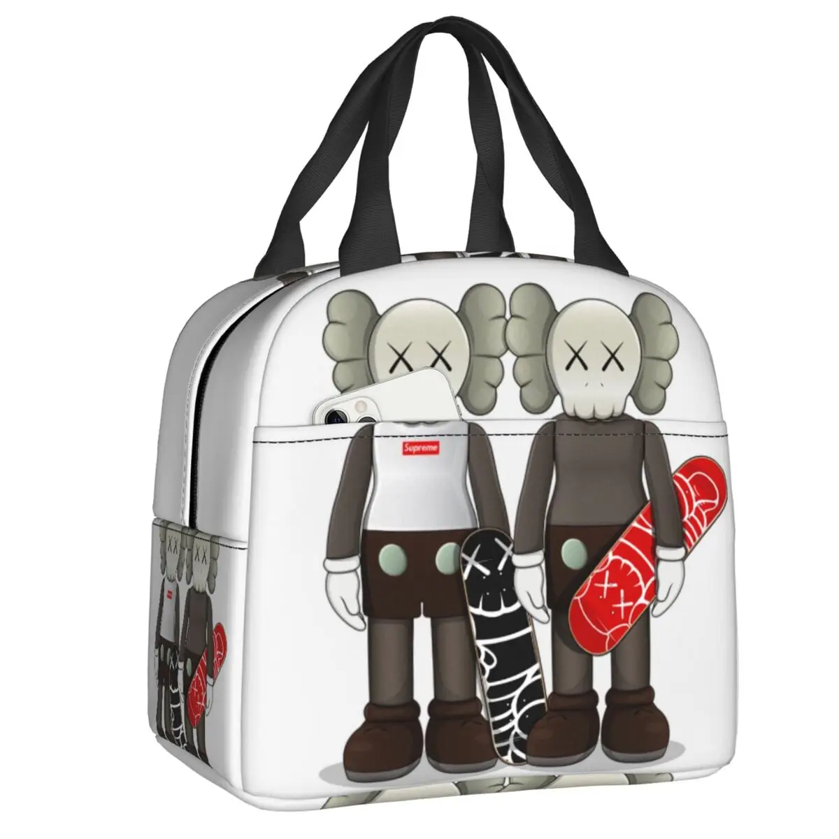 

Красочная Изолированная женская сумка для обеда Kawes, портативная Термосумка-холодильник для обеда, сумка для офиса, пикника, путешествий