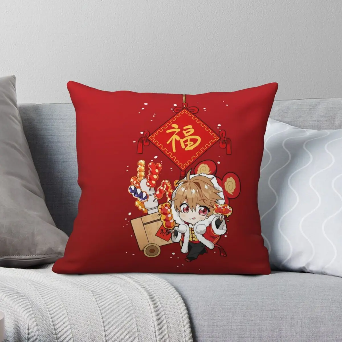 

Tears Of Themis Luke Pearce Square Pillowcase Polyester Linen Velvet Printed Zip Decor Pillow Case Sofa Seater Cushion Cover