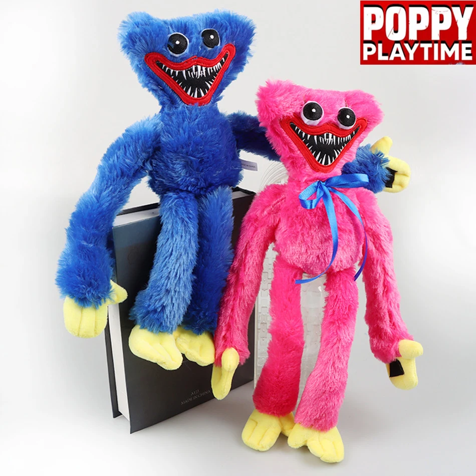 

40cm Huggy Wuggy Plush Toy Game Poppy Playtime Plush Doll Cartoon Figure Soft Animals Dolls for Kids Birthday Christmas Gifts