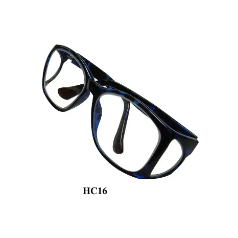 X-ray protected lead glass glasses with side protection