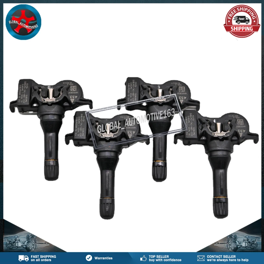 Датчик контроля давления в шинах 68105280AF 433 МГц для Chrysler Pacifica 200 Dodge Durango Дротика Jeep