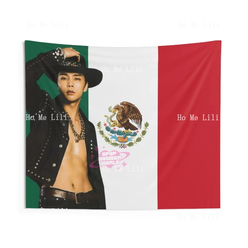 Yuta Kpop American Flag Tapestry Decor Gift