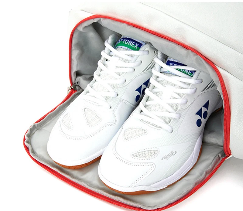 Original YONEX Multifunction 2-3pcs Rackets Badminton Backpack With Independent Shoe Compartment PU Men Women Racquet Sports Bag